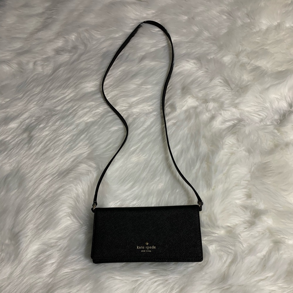 ♠️ Kate Spade Crossbody Wallet Phone Case Black ♠️